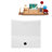 70.5'' x 31.5'' Soaking Acrylic Bathtub-95288533