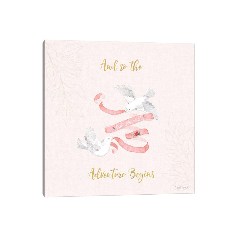 All You Need Is Love X Pink by Beth Grove - Wrapped Canvas Print, 93.98 cm H x 93.98 cm W x 1.91 cm D
