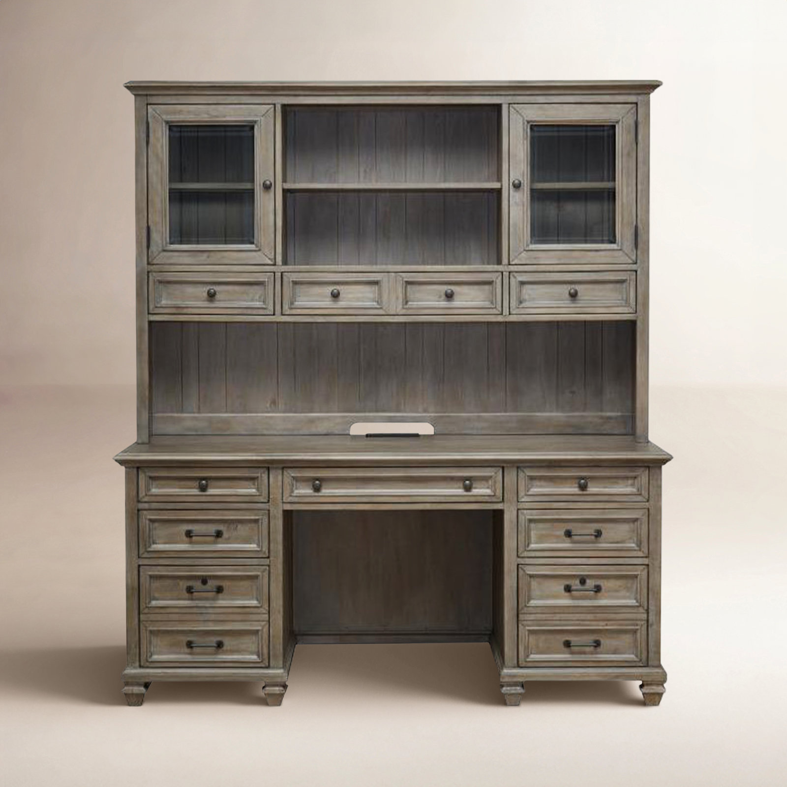 Kerey Credenza Desk, Dove Tail Gray