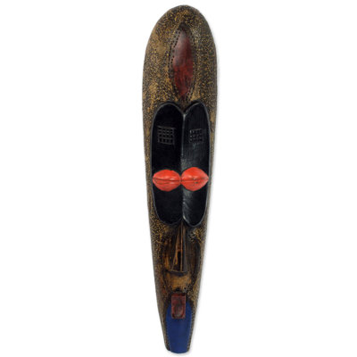 Emaan Handmade Boho People Wall Decor on Solid Wood