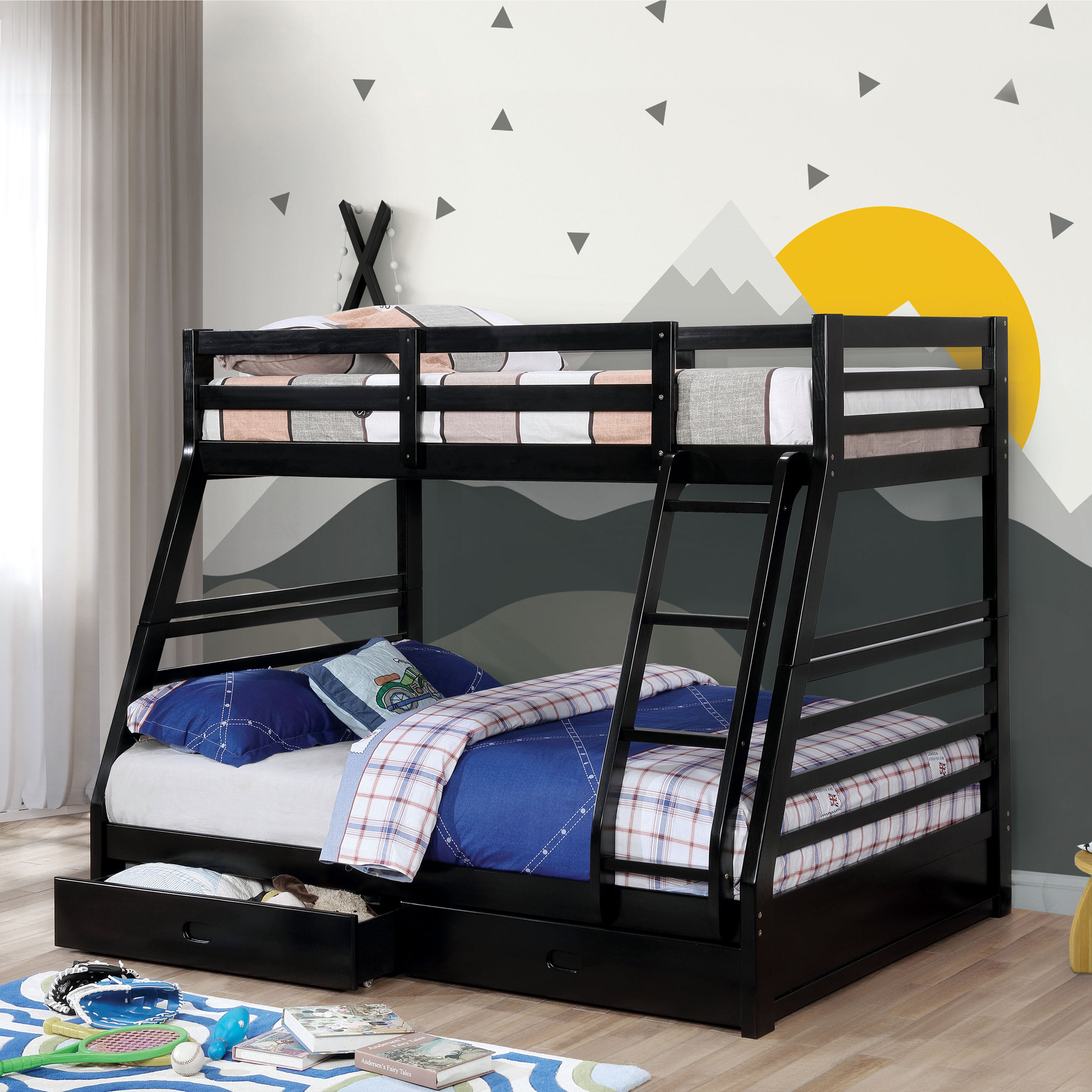 Aleta twin over store full bunk bed