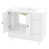 Blanc clair est en rupture de stock