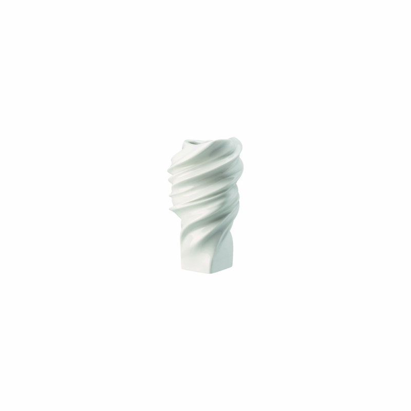 Miniature Porcelain China Table Vase, White