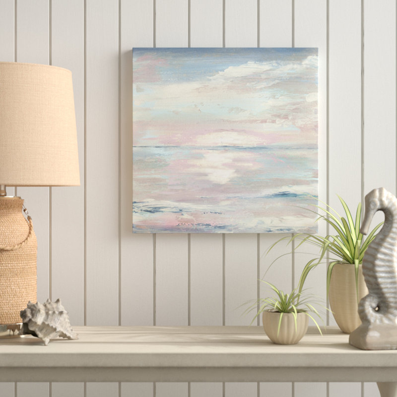 Ocean Sunset - Wrapped Canvas Print, 61 cm H x 61 cm W