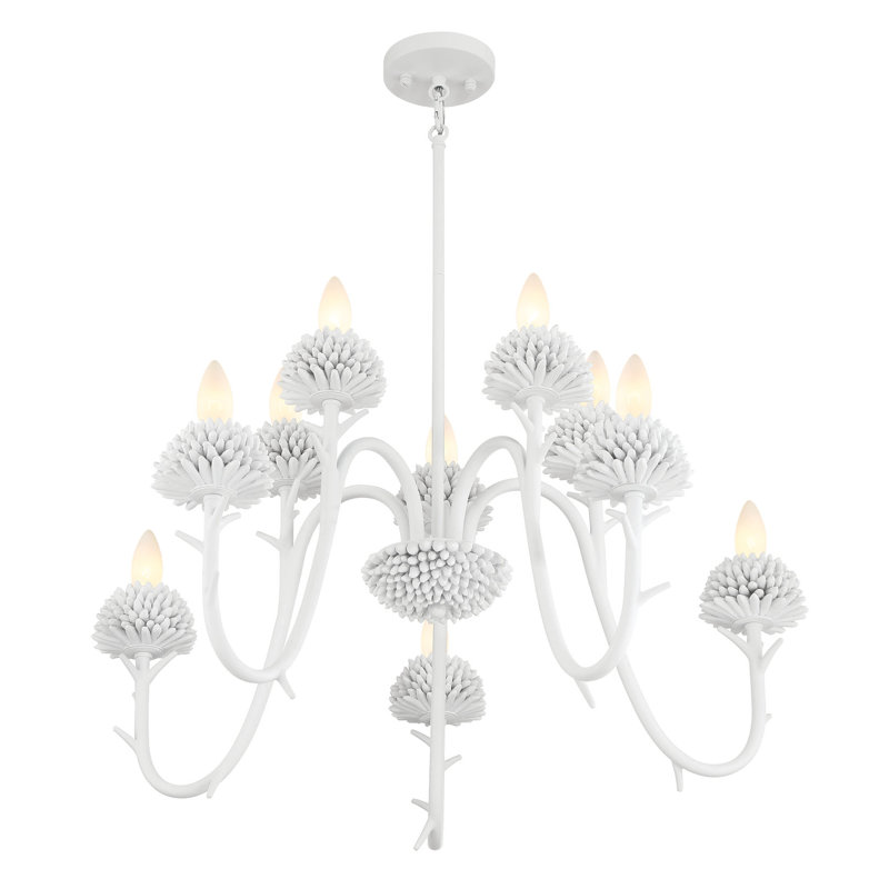 Lustre classique de style bougie à 9 lumières de la part de Mold reten