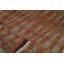 Windsom Striped Area Rug in Black/Rust/Gray