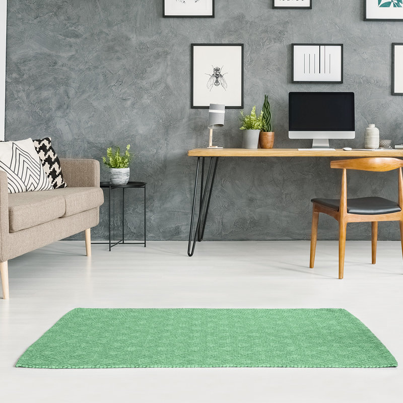 Chenille Geometric Indoor Rug, Rectangle 5' x 7'
