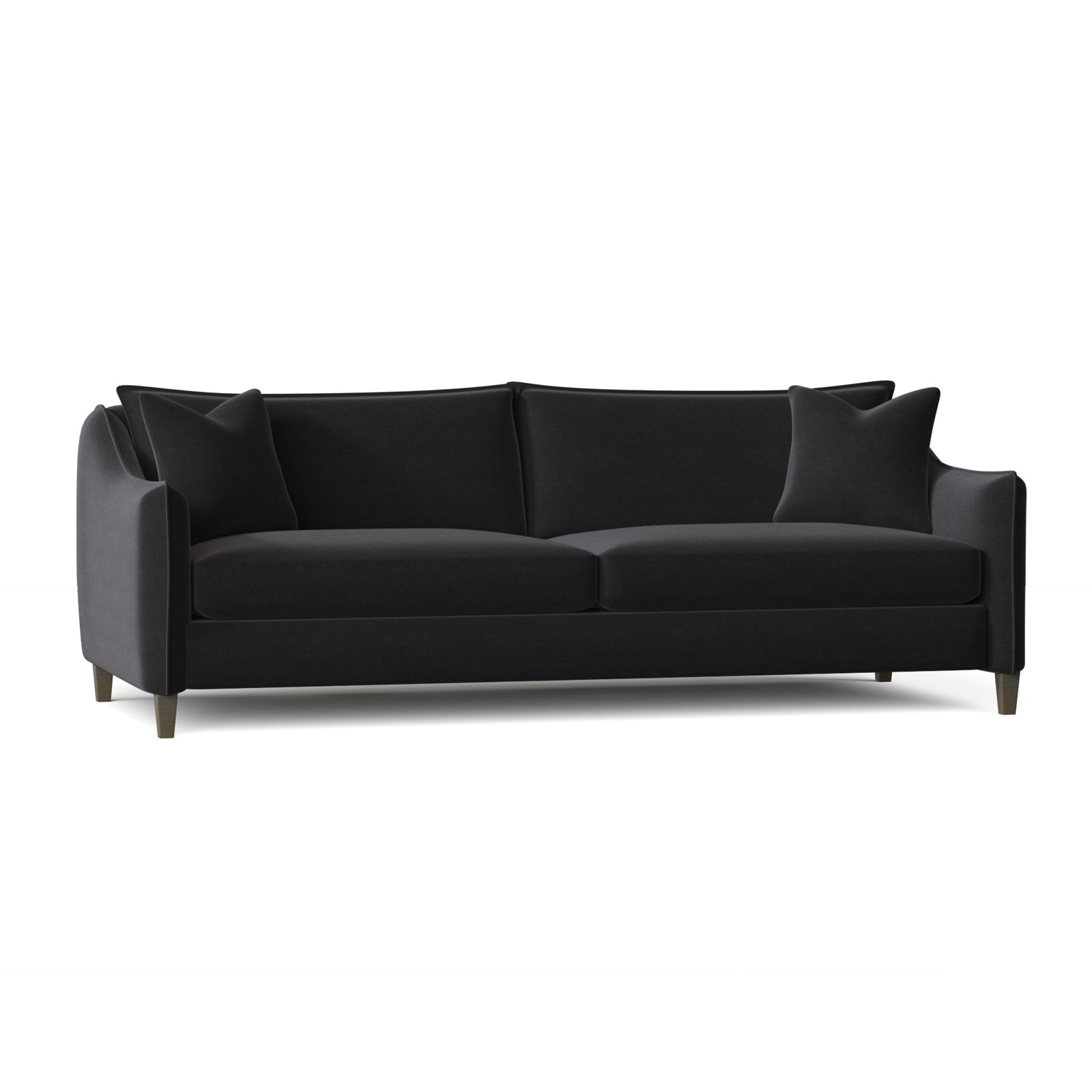 Joli 90'' Upholstered Loveseat, Portobello, Akiko Graphite Performance 5534-011