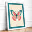 Geometric Butterfly Botanical - Framed Print-1670571829-1670571828