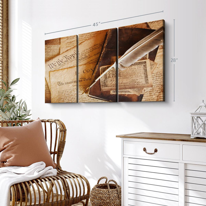 «Quill», sur, H 28 po x l 45 po x P 1,25 po