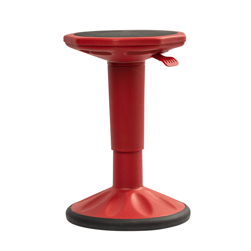 Tabouret actif à hauteur ajustable, Rouge