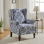 Fauteuil d'appoint à oreilles rembourré Anndi