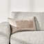 Siena 14"x26"Cotton Linen Blend Throw Pillow, Beige