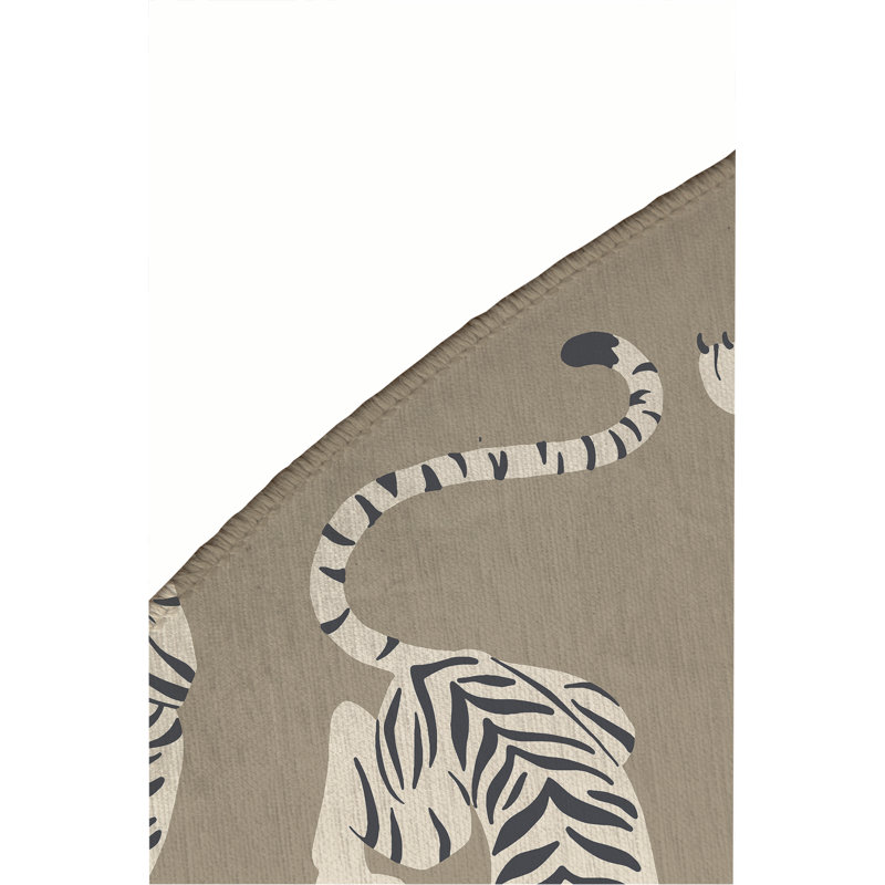 Tapis Hey Tiger, Rond 5 pi
