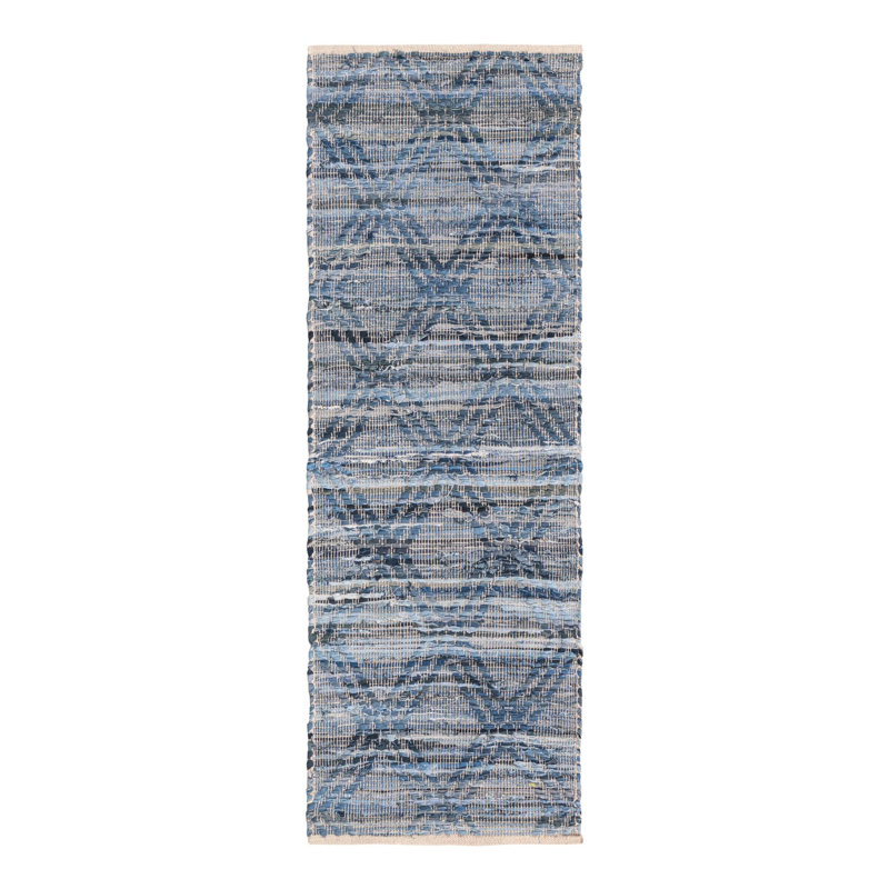 Brittnii Cotton Chevron Indoor Rug, Runner 2' x 6'1"