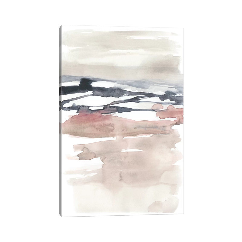 Tiered Horizon Line II by Jennifer Goldberger - Wrapped Canvas Print, 20.32 cm H x 30.48 cm W