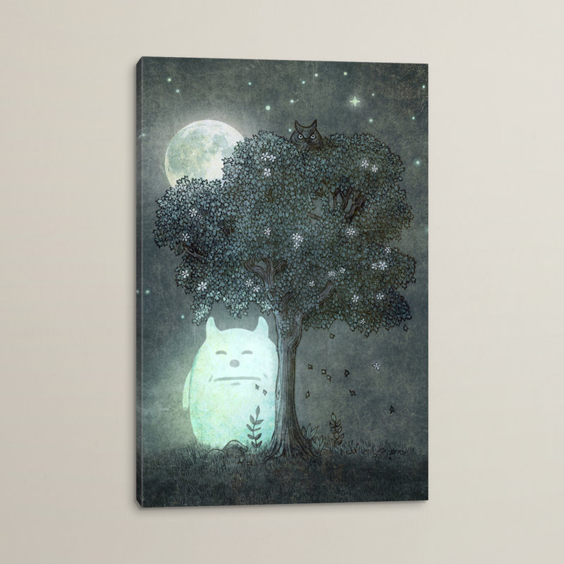 « full moon rites », impression sur toile tendue, H 18 po x l 12 po x P 1,5 po