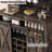 Bar Cabinet 75" Tall Coffee Hutch, Large Kitchens Farmhouse Coffee Bar Cabinet-487217154