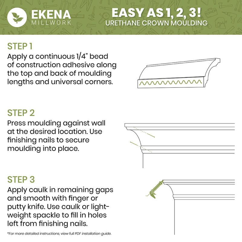 Ekena Millwork Arianna Crown Moulding