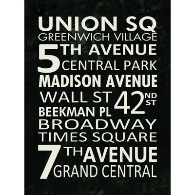 " New York Street "