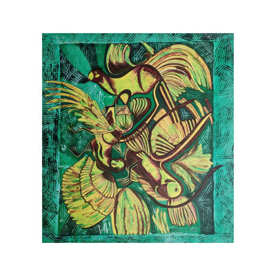 Lien des oiseaux | Acrylique sur toile | Par Preeti Parmar