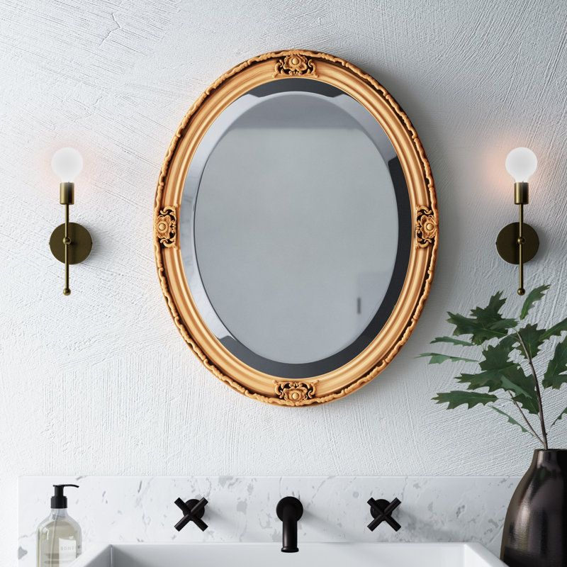 Valrie Oval Mirror, 32" H x 22" W