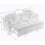 Versatile Folding Three-Seater Sofa Bed with Premium Materials for Home Comfort-76173837