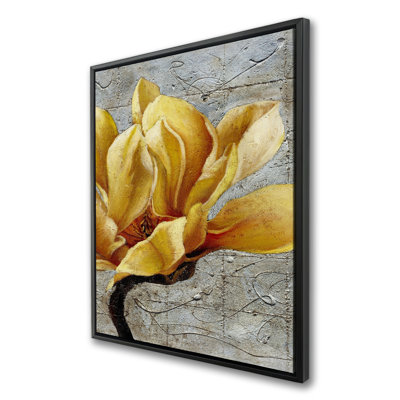 Fleur de vie, art encadré sur toile turquoise