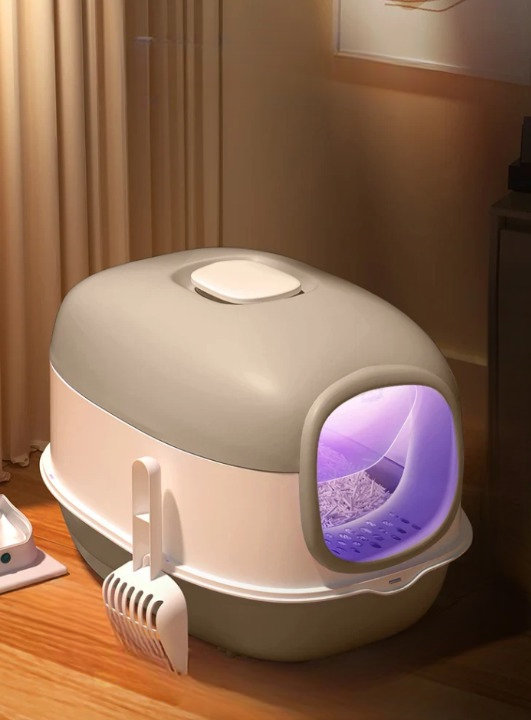 Gower Iron Litter Box, Purple