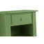 Table de chevet rectangulaire avec tiroir pour la chambre à coucher, vert trèfle Gallatin-174974968