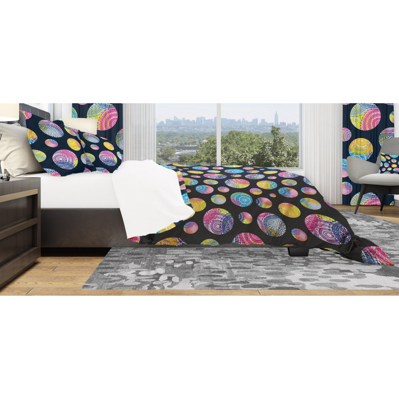 Ensemble de housse de couette en dentelle designart sur fond, Housse de couette très grand + 2 taies décoratives