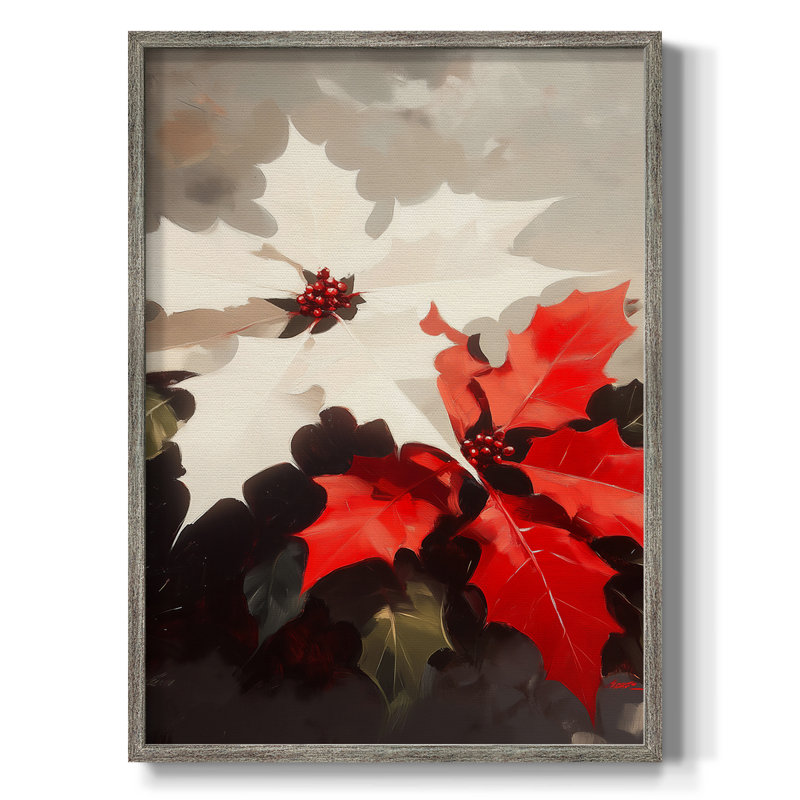 Art des Fêtes de Noël - série 2 - CECXII, reproduction encadrée - bois massif, H 11 po x l 9 po