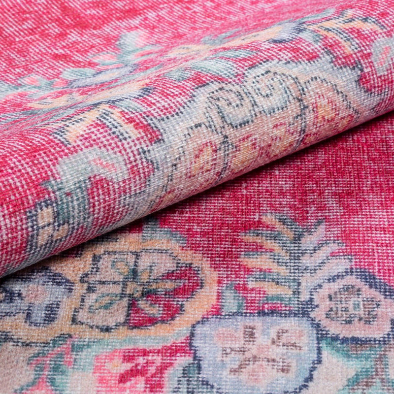 Luxurious Machine Washable Carpet, 100% Polyester, 7.5 x 10.8 Feet | Pile Height: 0.2 Inches, 1850 g/m² | Recycled Poly Cotton Underside, Easy Care, Perfect for Living Room & Bedroom, Soft & Durable Design