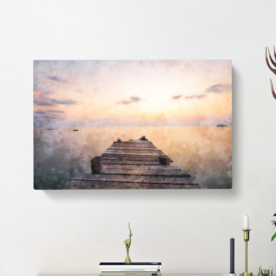 Jetty In Ko Chang Thailand - Wrapped Canvas