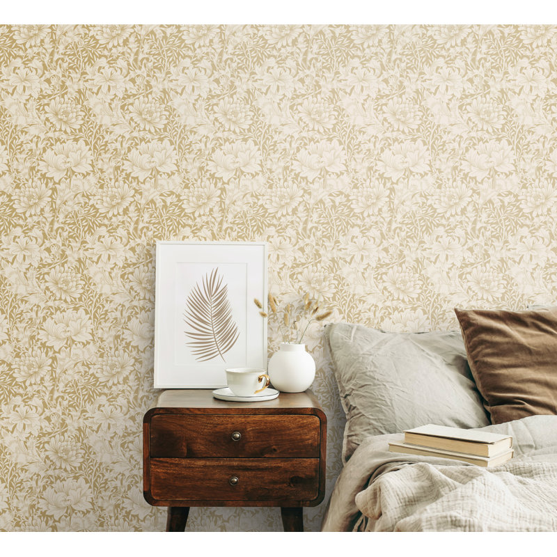 Padstow 10m x 50cm Matte Wallpaper Roll, Natural