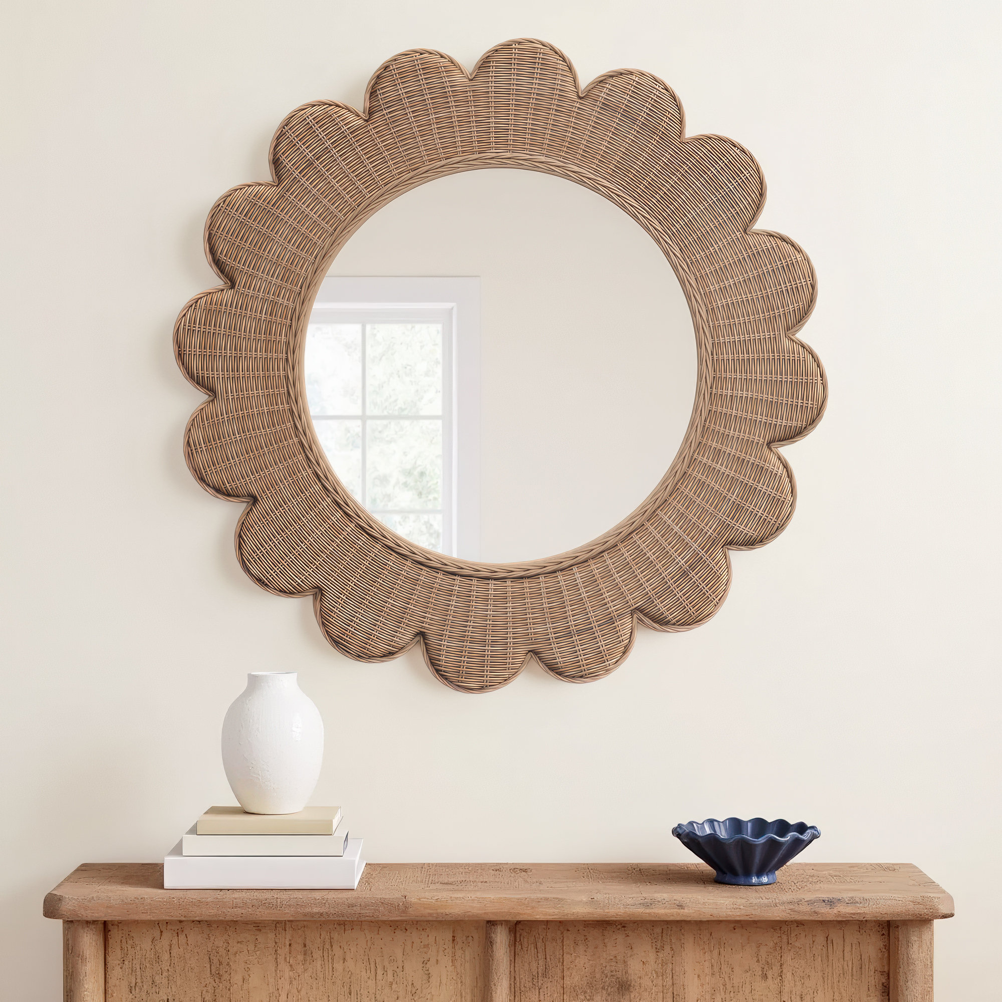 Sonia Rattan Scalloped Mirror