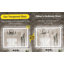 Miroir de salle de bain à DEL sans cadre 20 po x 28 po, miroir intelligent-461811665