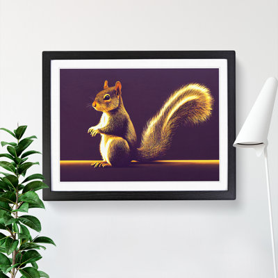 Illuminated Squirrel - Single Picture Frame Print