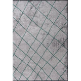 Rapture Green/Gray Geometric Luxury Area Rug