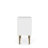 Liberty 18" W Mid-Century Modern 2-Drawer Nightstand in Natural and White-454434557
