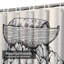 Rideau de douche blanc avec 12 crochets-1380924624