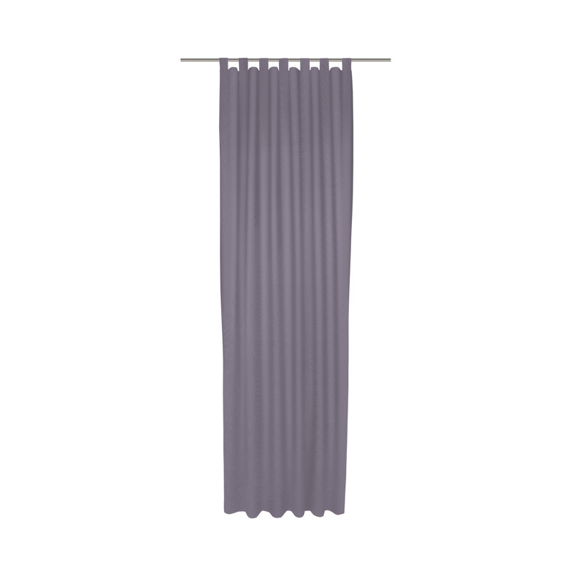 Uni Collection Light 100% Cotton Room Darkening Single Curtain Panel, 142cm Width x 375cm Drop