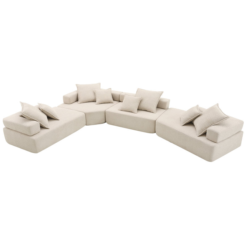 156''Oversized Modular U Shaped Sectional Sofa