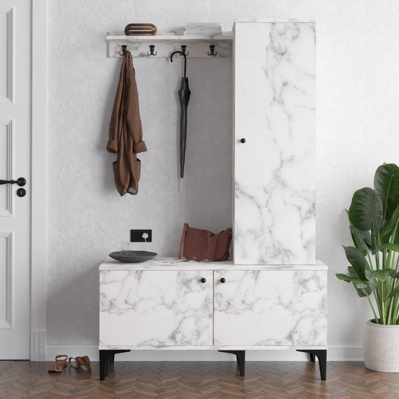 Hall Stand, White