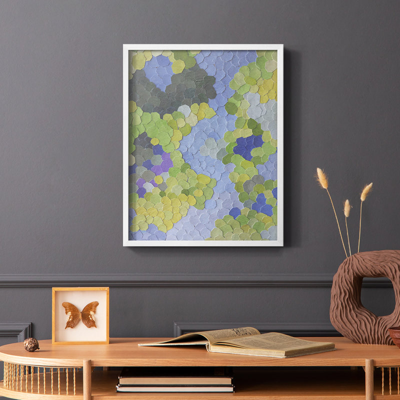 Estes Park, reproduction encadrée - bois massif, Blanc, H 14 po x l 11 po