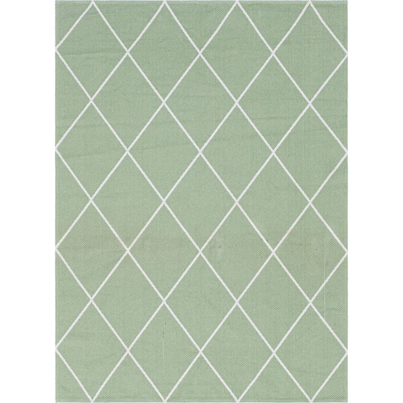 California Cotton Abstract Indoor Rug, Rectangle 7'5" x 10'