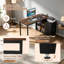L-Shaped MDF Writing Desk