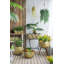 Ensemble de 3 jardinières en métal patiné
