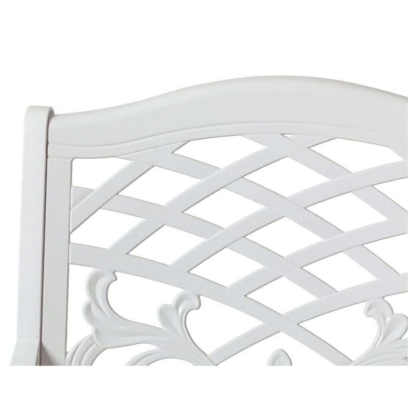 Chaise avec accoudoirs PHOENIX (ensemble de 2), White