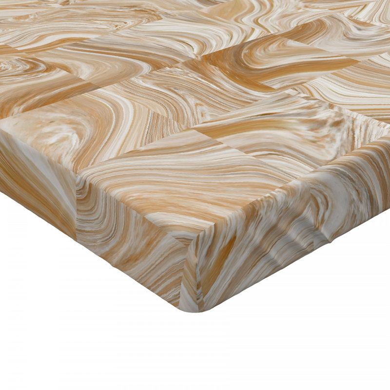 Microfiber Abstract Fitted Sheet, Queen Fitted Sheet